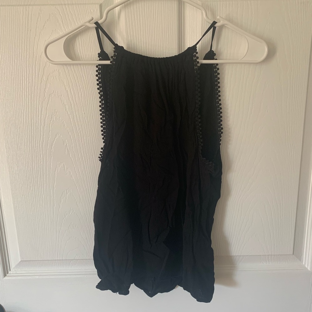 Black H&M halter style top